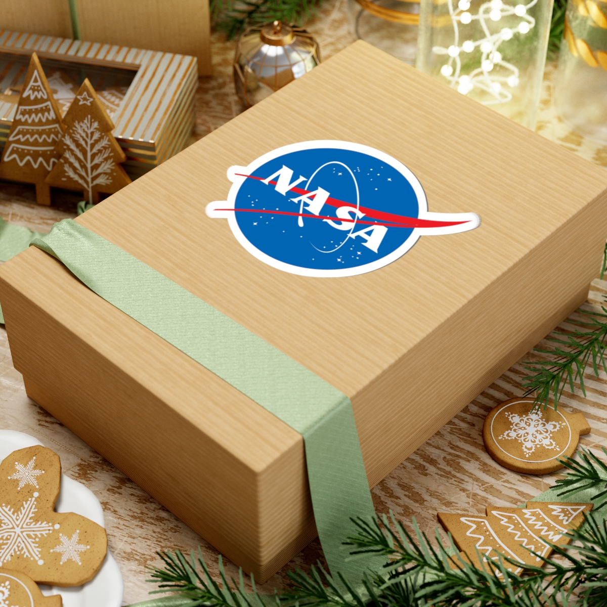 NASA Logo Kiss-Cut Sticker — Space Program Emblem Decal - Image 6