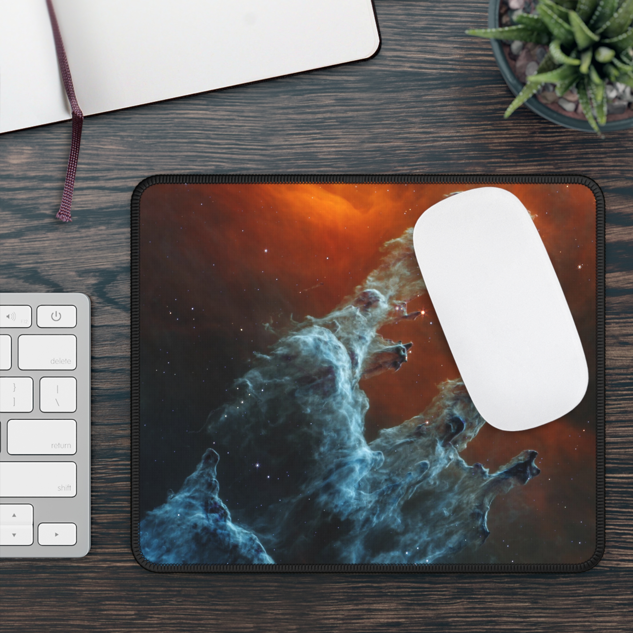 Pillars of Creation Gaming Mouse Pad | NASA Mousepad | James Webb Telescope Mouse Pad - Image 3