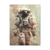 Astronaut Print Canvas Wall Art | Fantasy Whimsical Astronaut Wall Art | Space Wall Art on Matte Canvas, Stretched, 1.25"