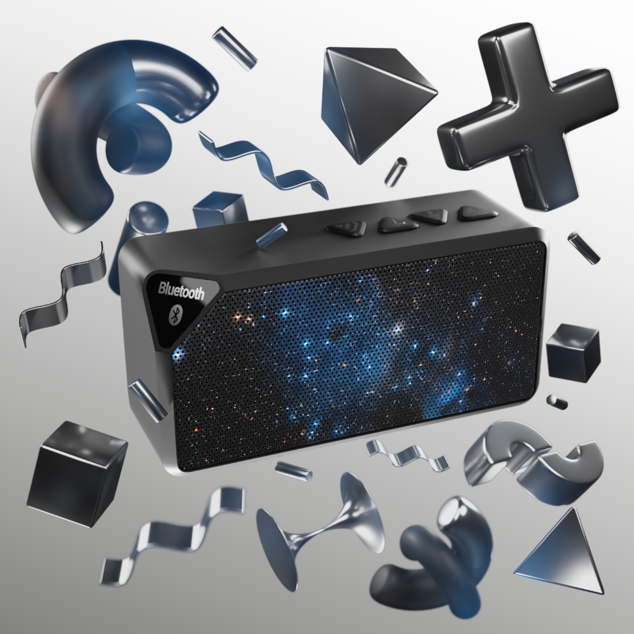 Hubble Galaxy Bluetooth Speaker — Portable Starry Night Wireless Speaker - Image 4