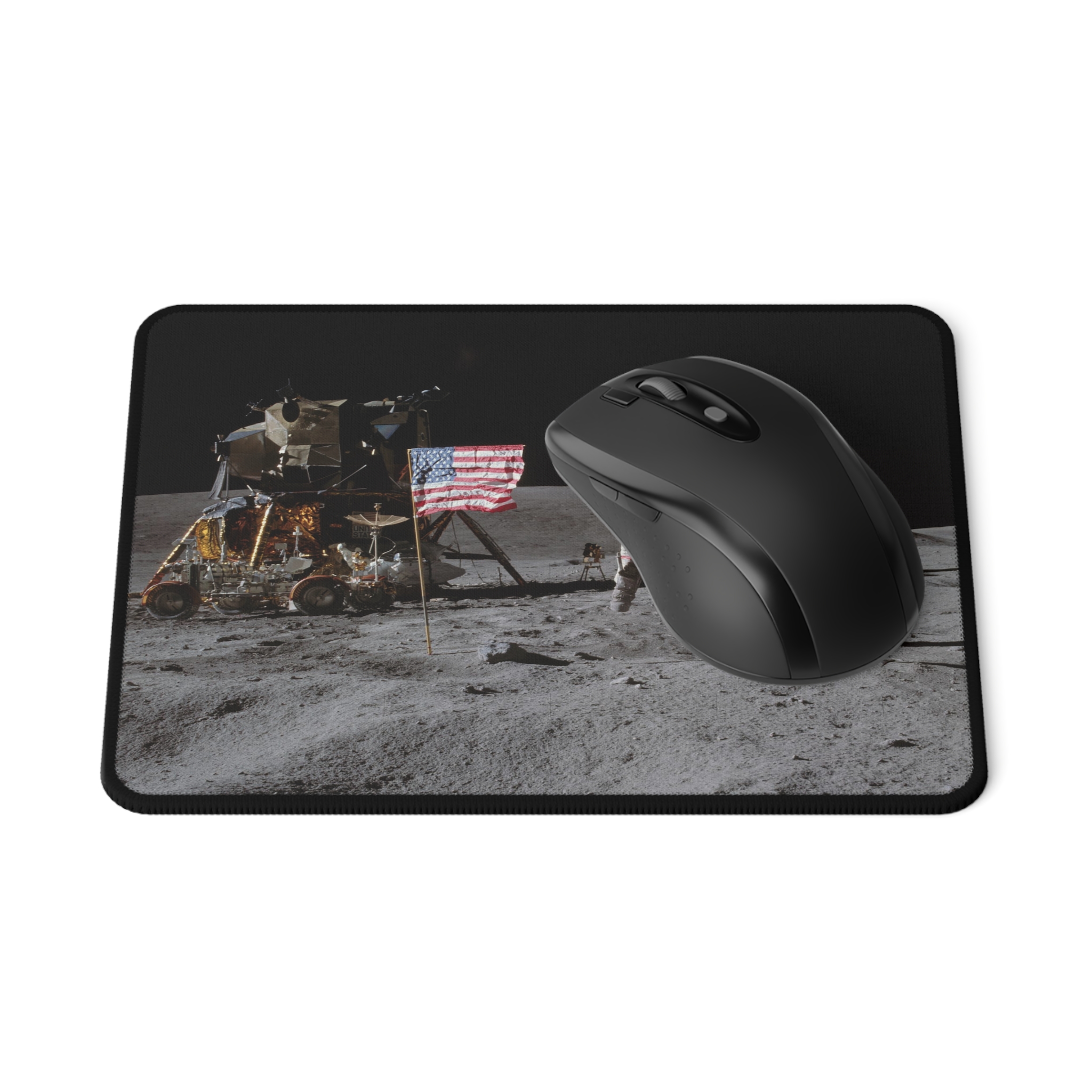 NASA Mouse Pad | NASA Non-Slip Mouse Pads | Astronaut John Young Mouse Pad - Image 3