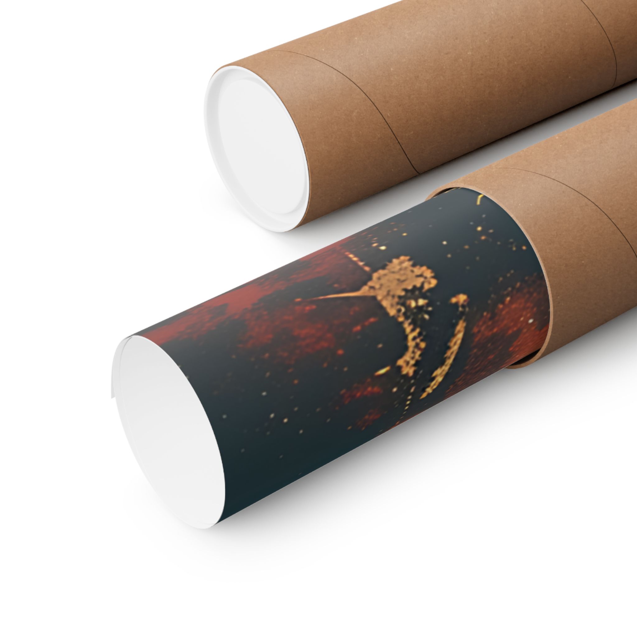 Astronaut Wall Art, Vintage Retro Astronaut Matte Vertical Poster 24" x 36" - Image 3