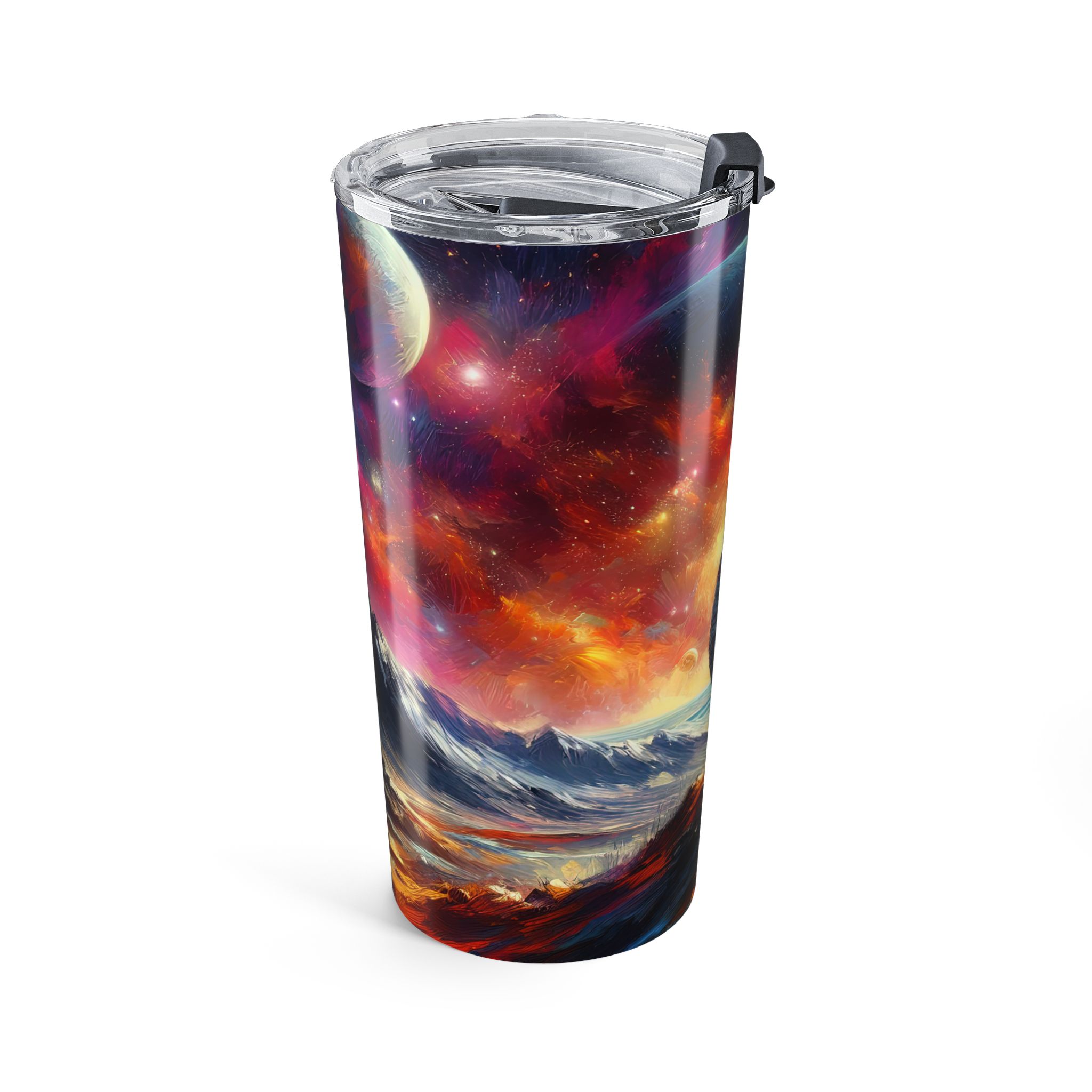 Astronaut Galaxy Tumbler — 20oz Space Travel Insulated Cup - Image 3