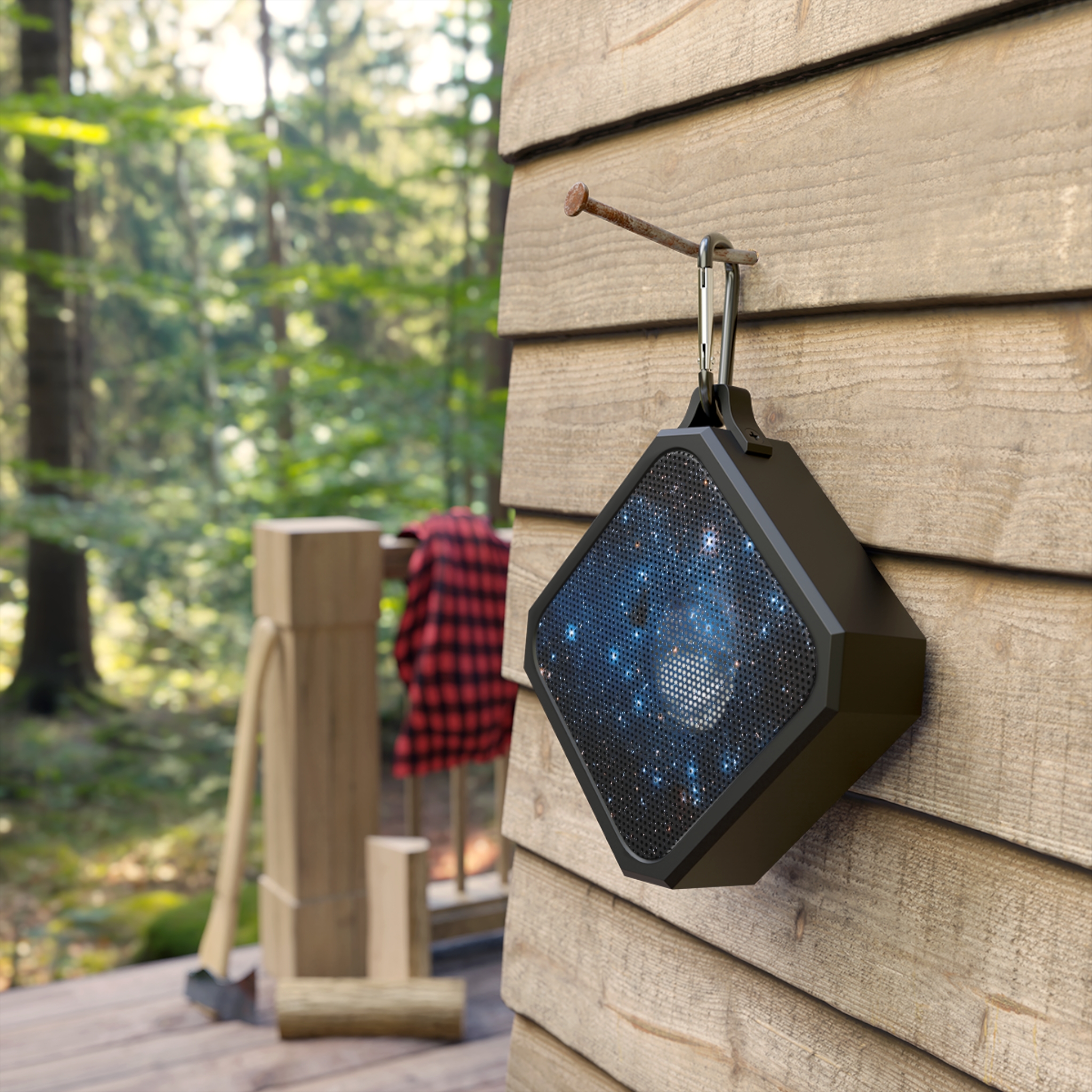 Bluetooth Speaker | NASA Blackwater Outdoor Bluetooth Speaker | Hubble Emission Nebula-Star Cluster Duo Bluetooth Speaker - Image 3