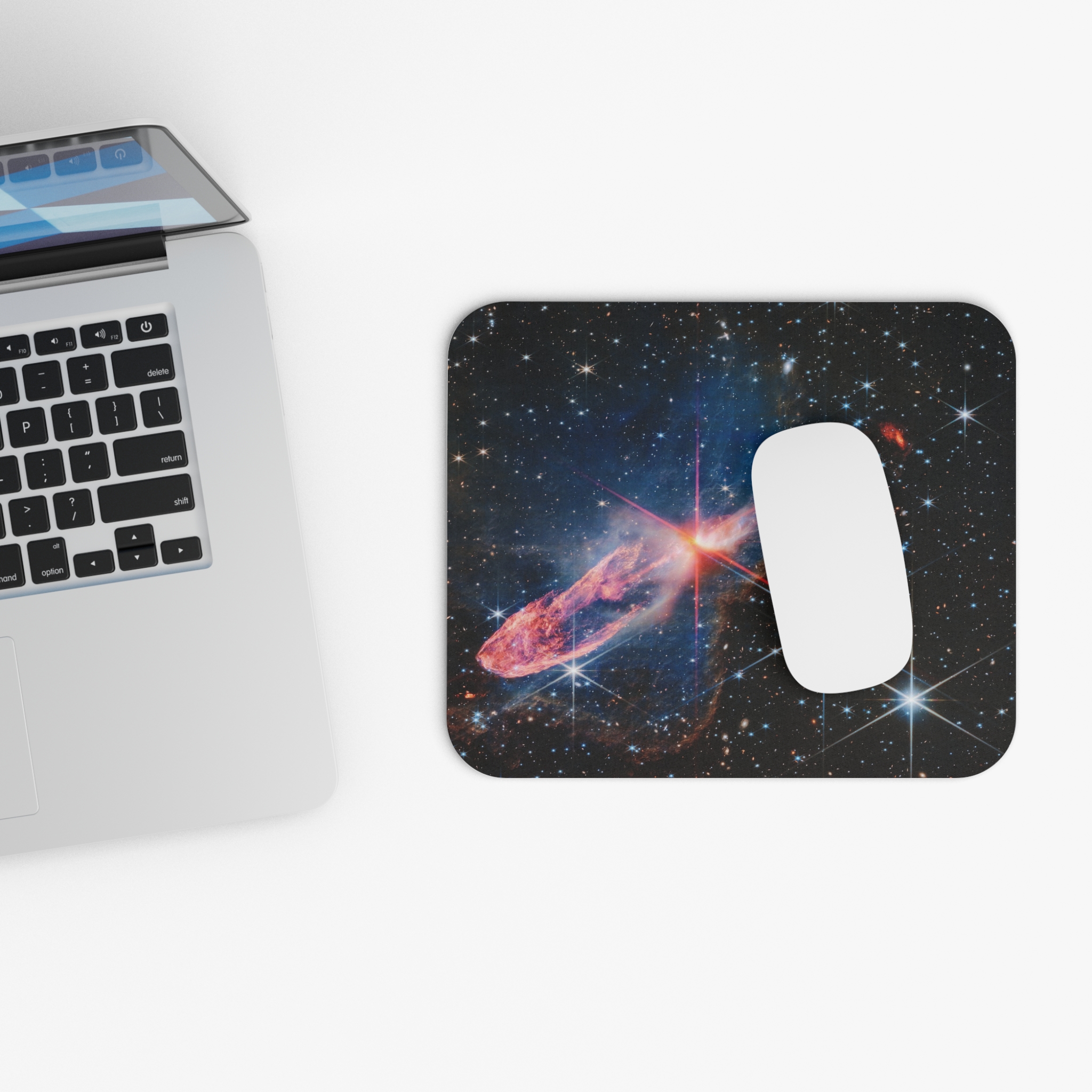 NASA James Webb Mousepad | Infrared Image of Actively Forming Stars | NASA Mouse Pad (Rectangle) - Image 4