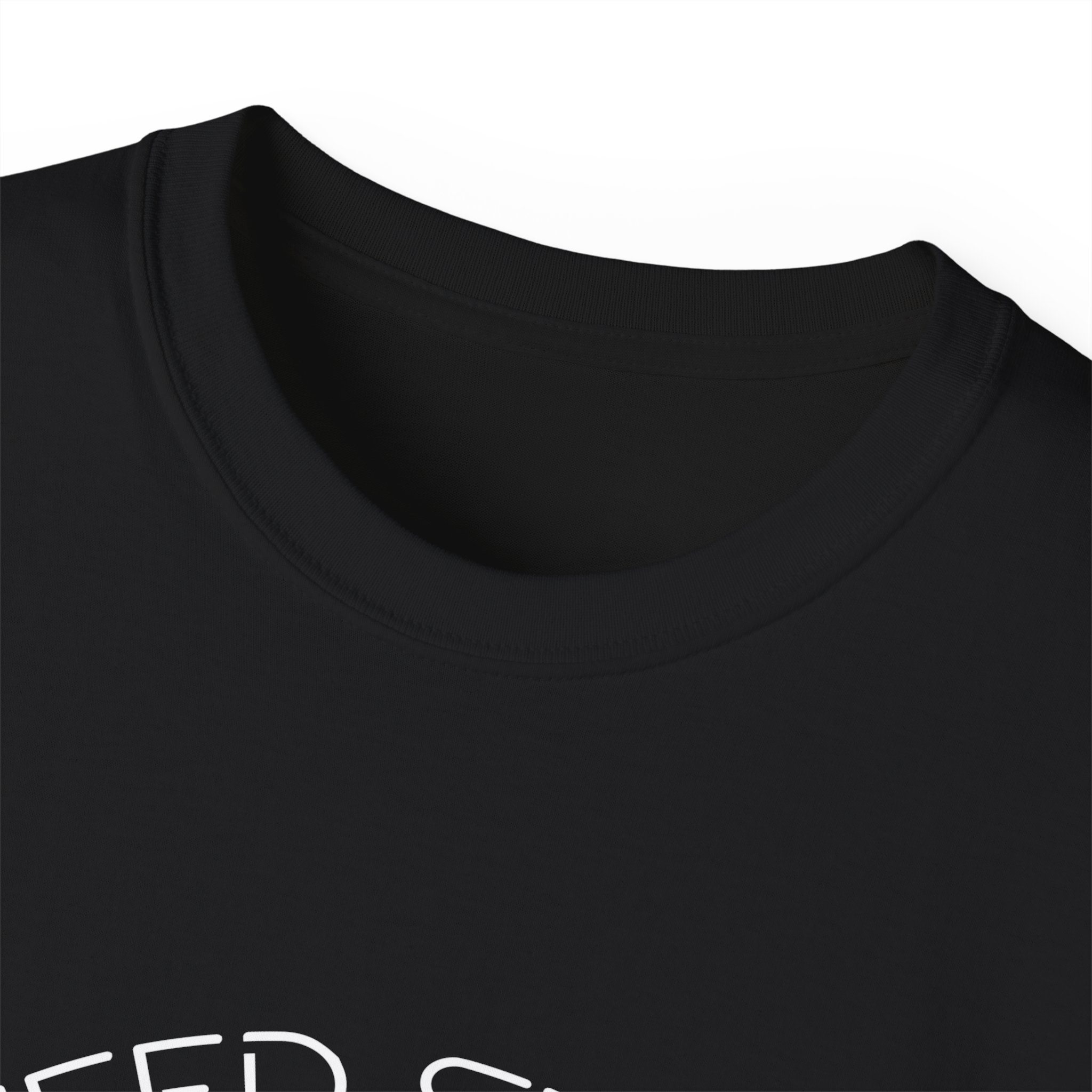 I Need Space and Snacks Astronaut Black Unisex Ultra Cotton Tee Shirt - Image 3