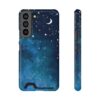 Galaxy Phone Case | Galaxy iPhone/Samsung Case With Card Holder | Space Phone Case for iPhone/Samsung