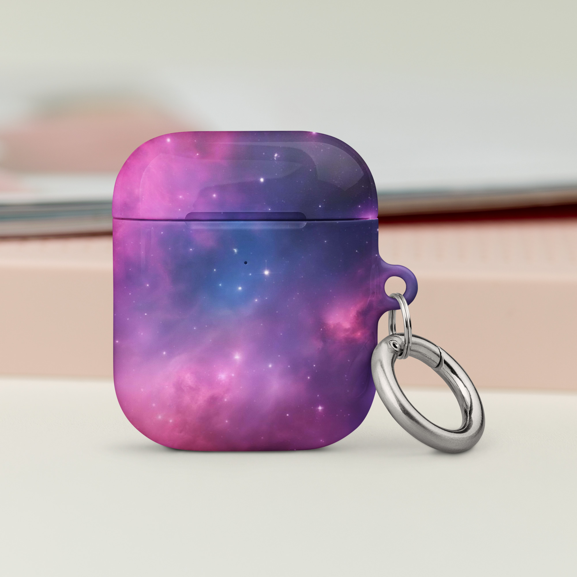 Pink Purple Nebula Space AirPods® Case | Space Airpods Case