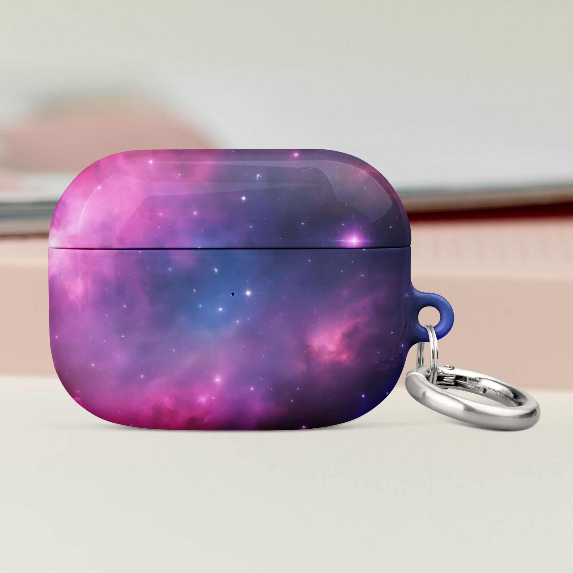 Pink Purple Nebula Space AirPods® Case | Space Airpods Case - Image 4