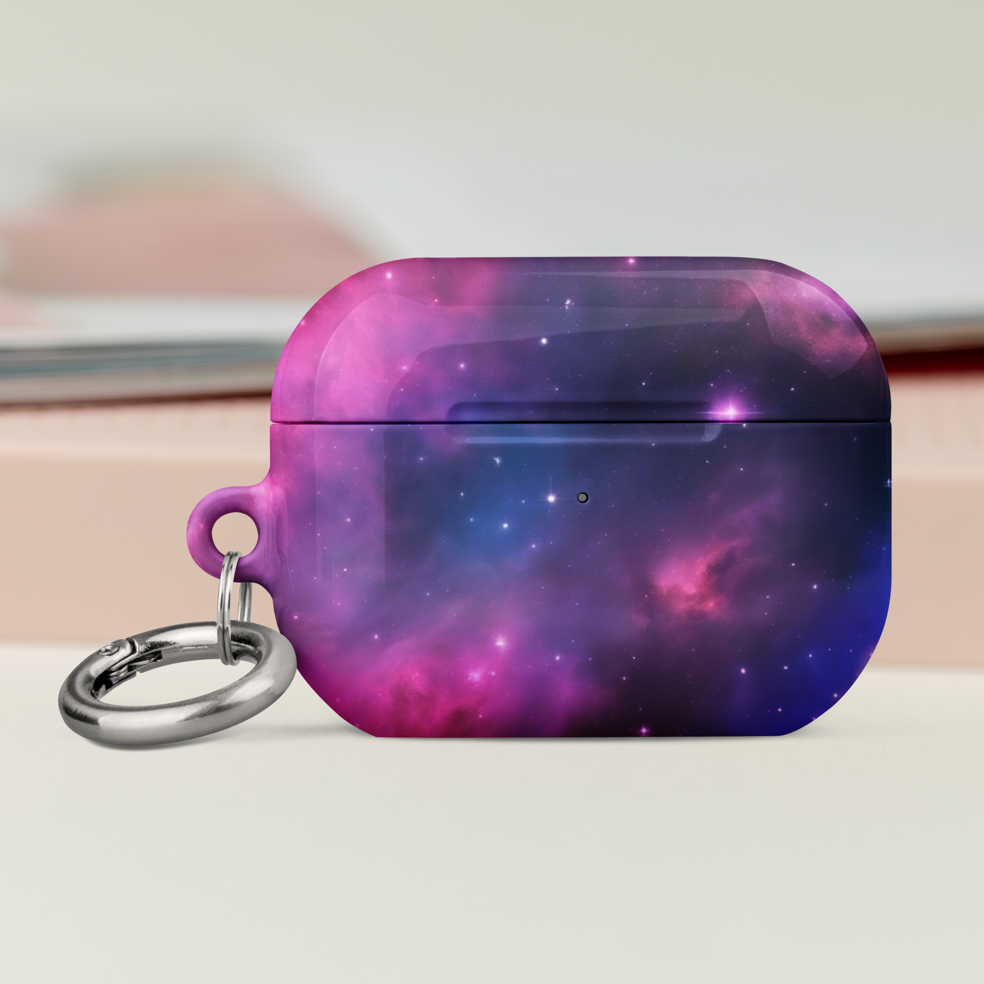 Pink Purple Nebula Space AirPods® Case | Space Airpods Case - Image 5