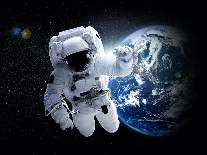 astronaut in space