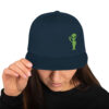 Alien Peace Sign Snapback Hat | UFO Believer Cap