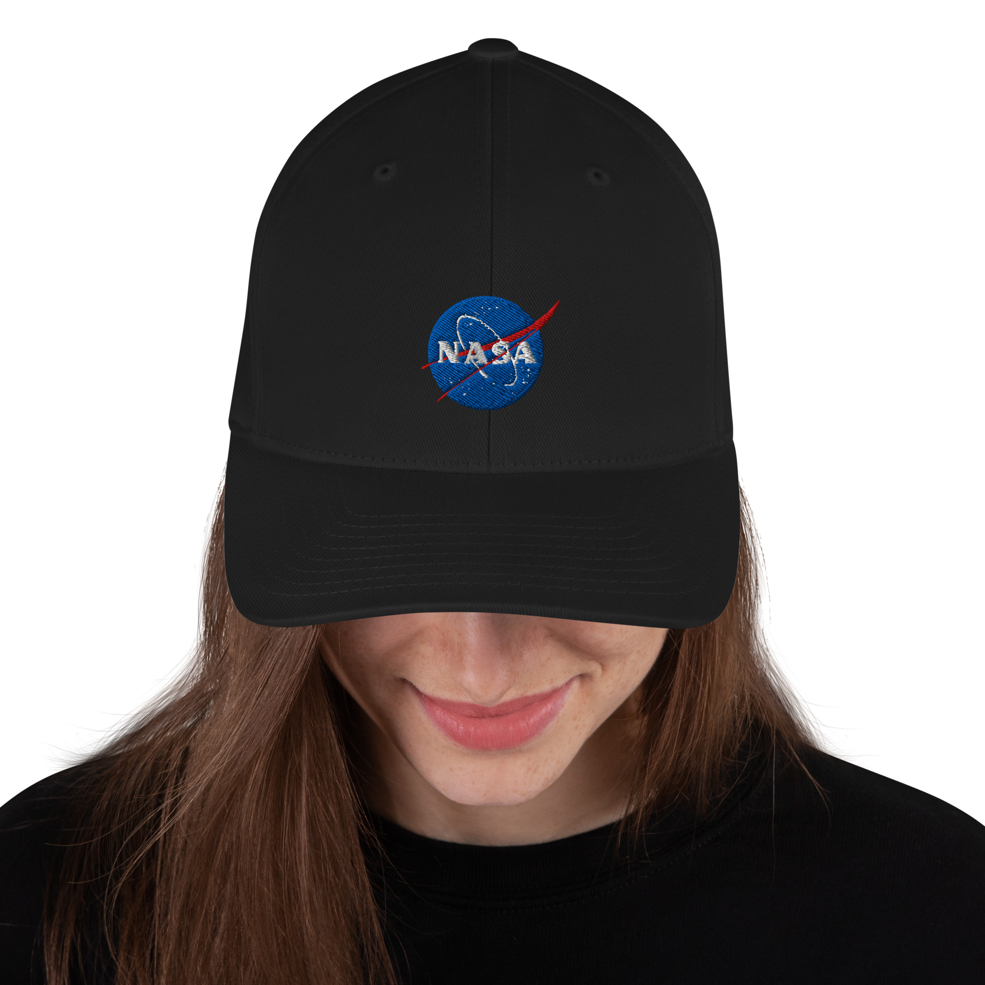 NASA Logo Hat | NASA Meatball Logo Structured Twill Cap - Image 5