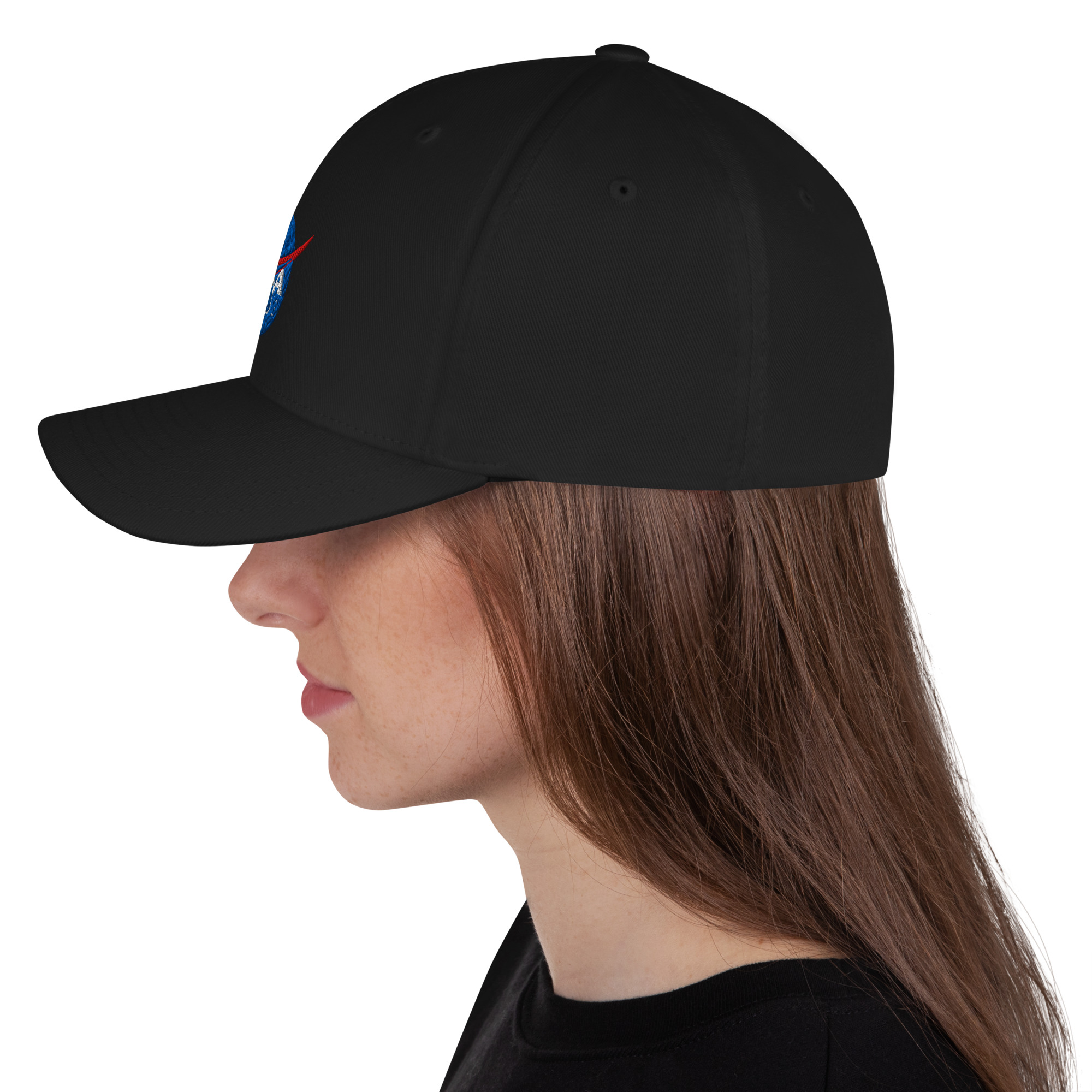 NASA Logo Hat | NASA Meatball Logo Structured Twill Cap - Image 7