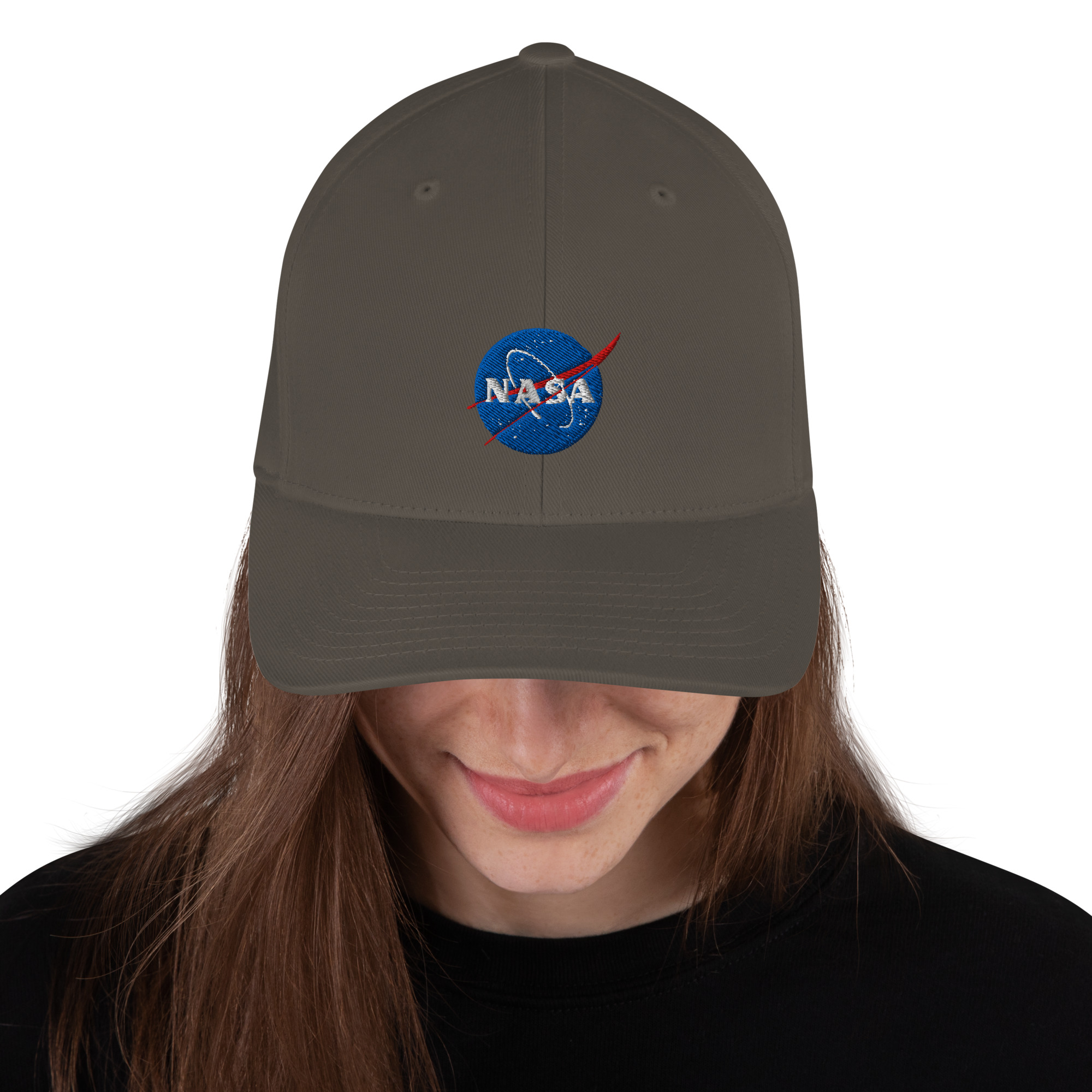 NASA Logo Hat | NASA Meatball Logo Structured Twill Cap - Image 9