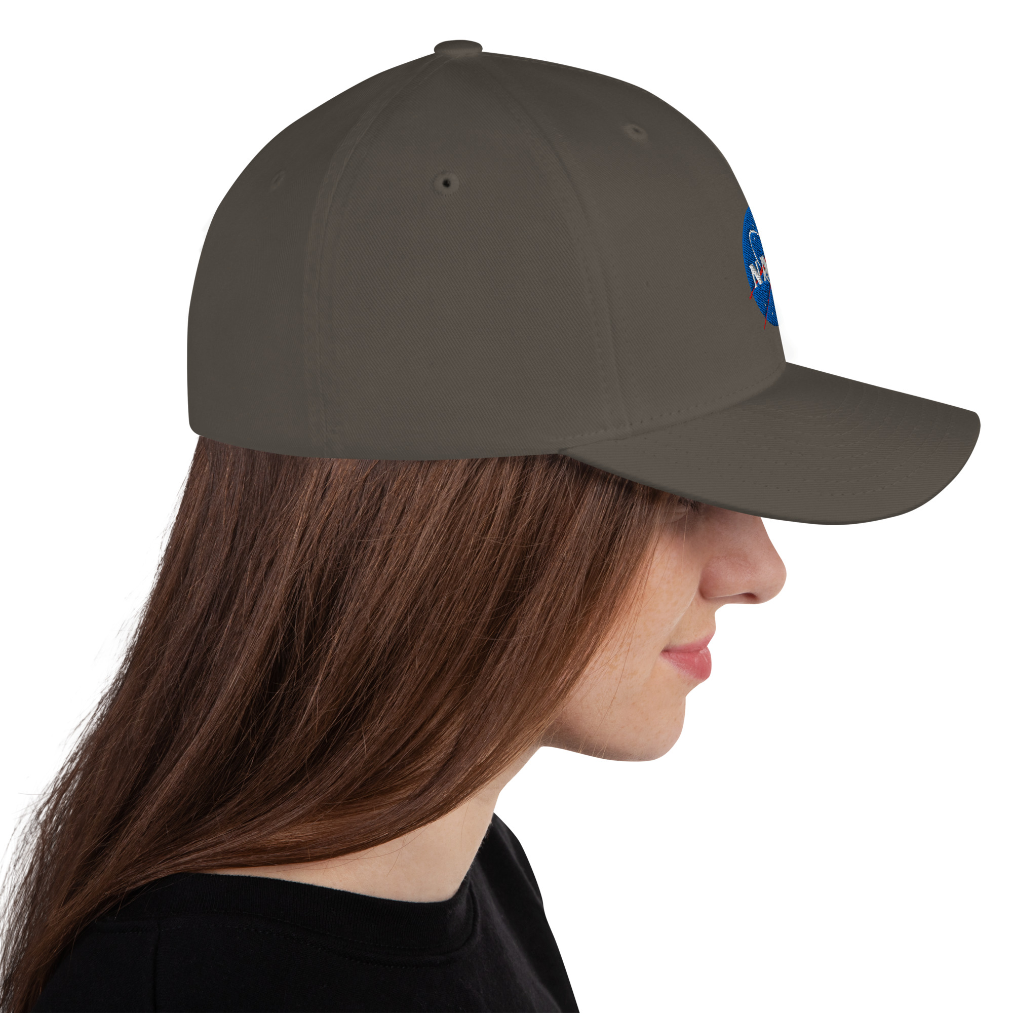 NASA Logo Hat | NASA Meatball Logo Structured Twill Cap - Image 12