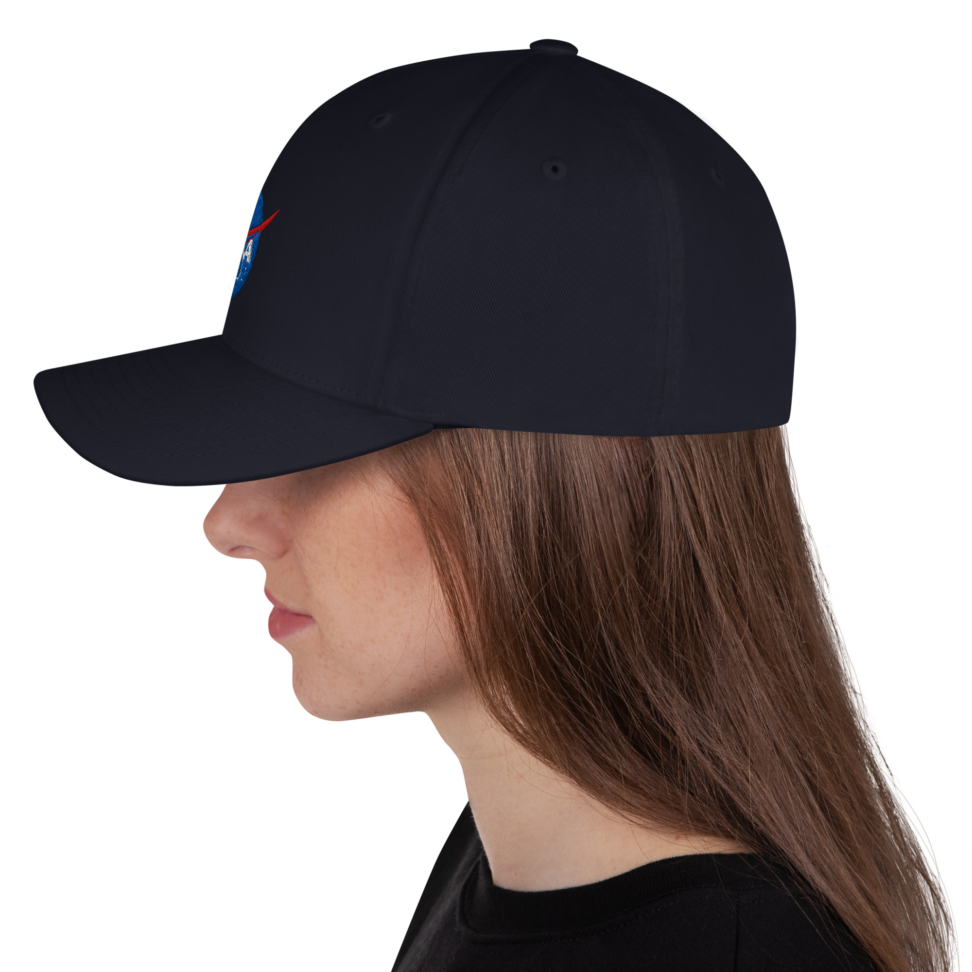 NASA Logo Hat | NASA Meatball Logo Structured Twill Cap - Image 3