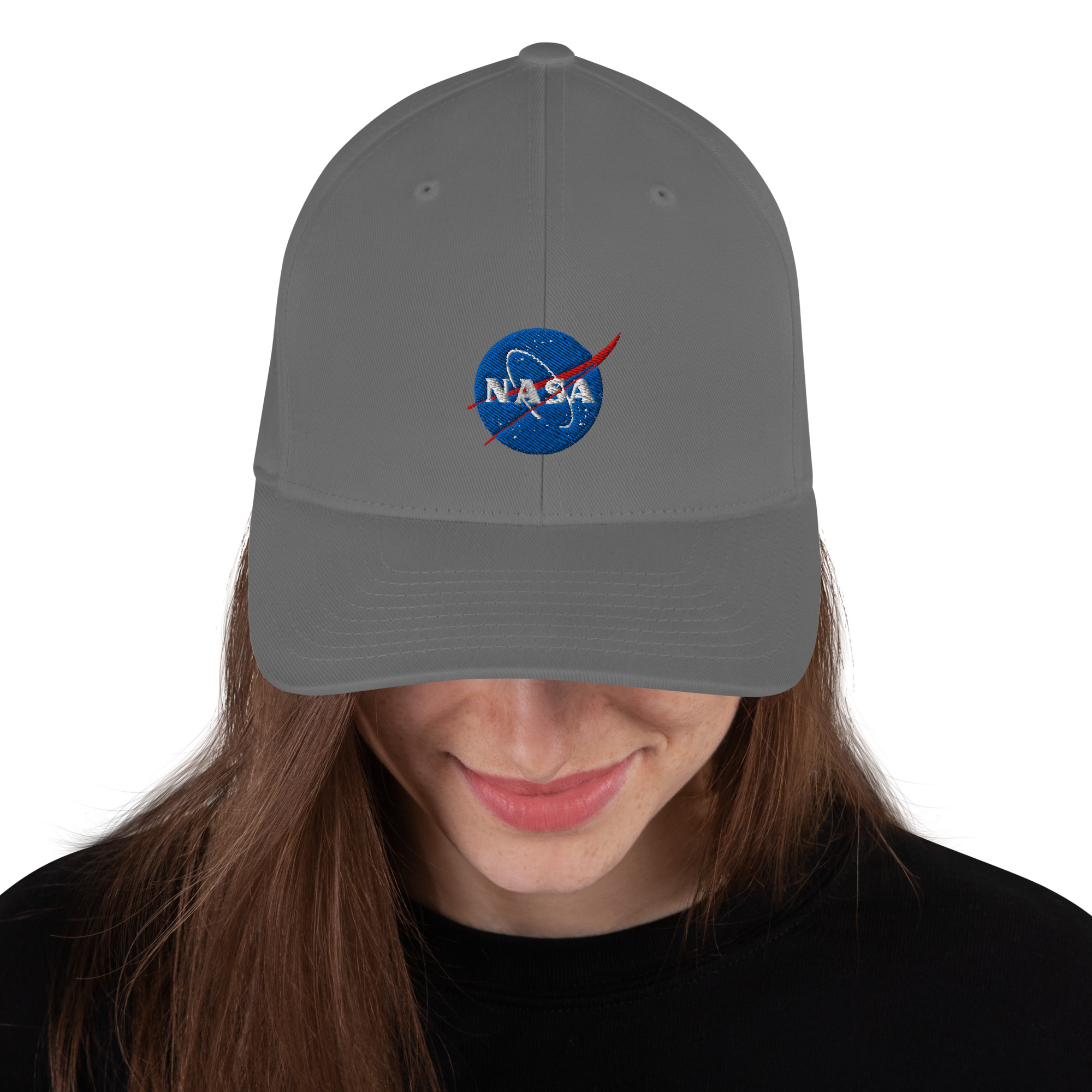 NASA Logo Hat | NASA Meatball Logo Structured Twill Cap - Image 13