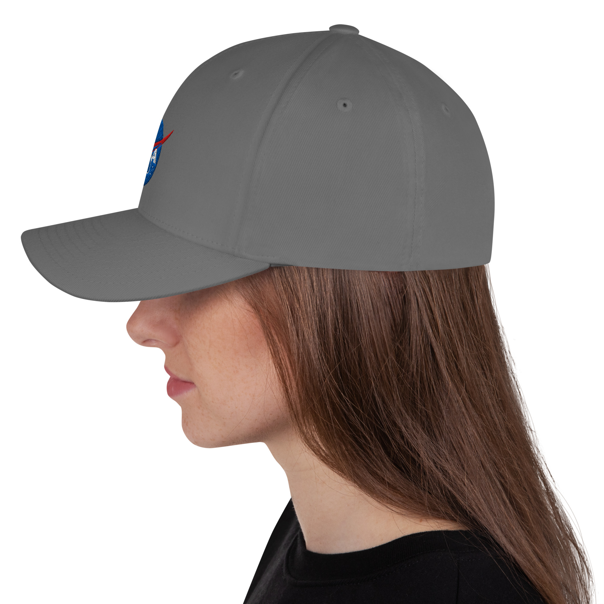 NASA Logo Hat | NASA Meatball Logo Structured Twill Cap - Image 15