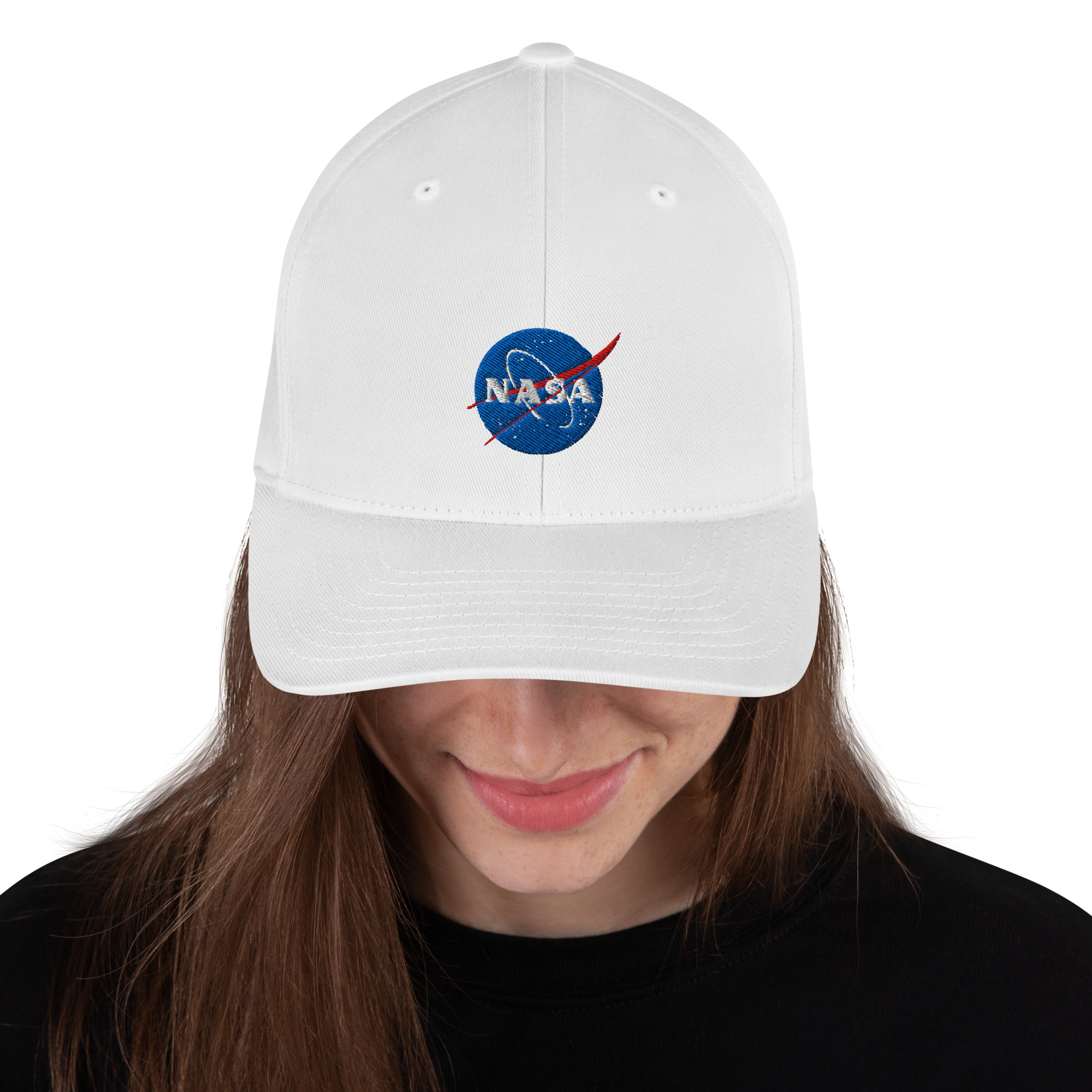 NASA Logo Hat | NASA Meatball Logo Structured Twill Cap - Image 21