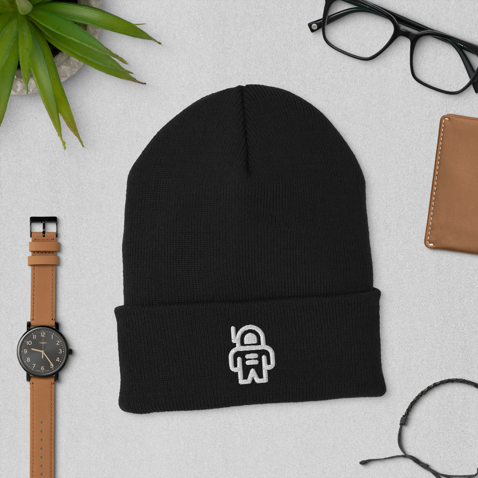 Astronaut Cuffed Beanie | Space Explorer Winter Hat