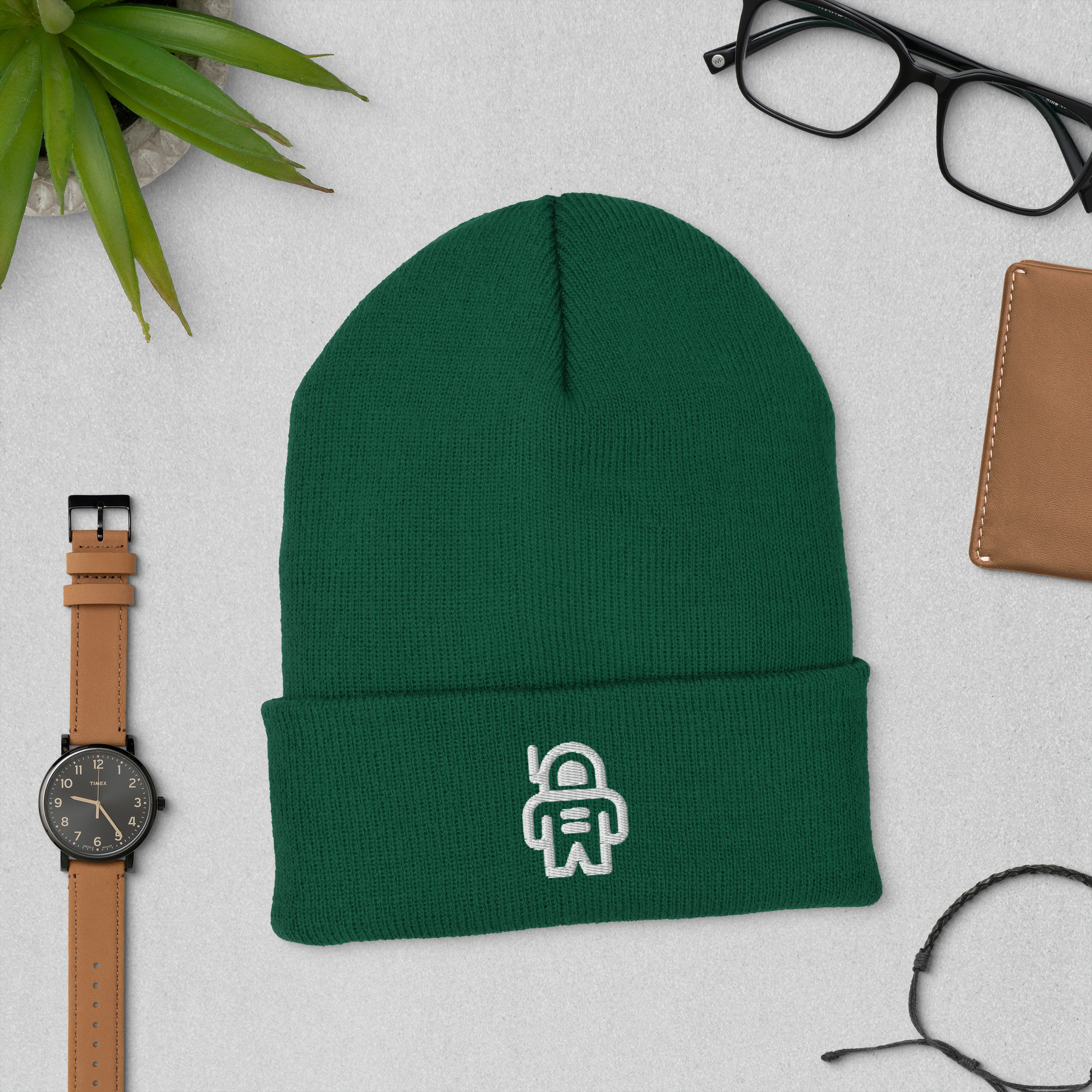 Astronaut Cuffed Beanie | Space Explorer Winter Hat - Image 6