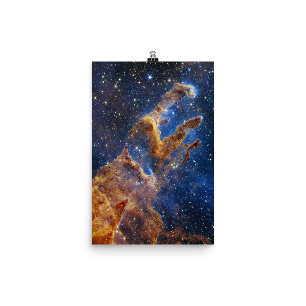 Pillars of Creation Poster | James Webb Space Telescope Print - Image 2