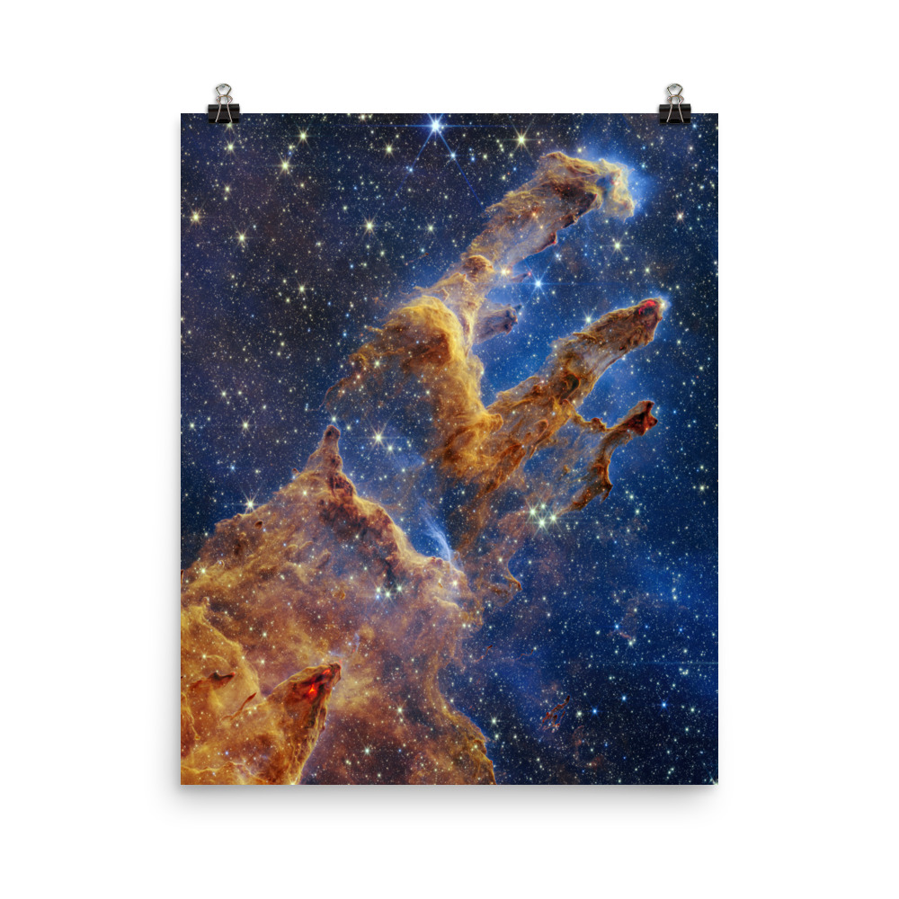 Pillars of Creation Poster | James Webb Space Telescope Print - Image 3
