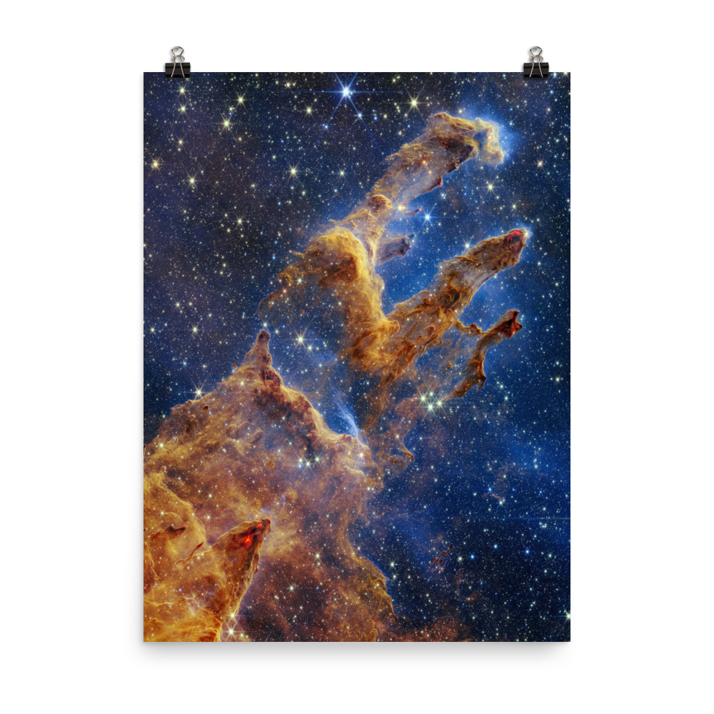 Pillars of Creation Poster | James Webb Space Telescope Print - Image 4