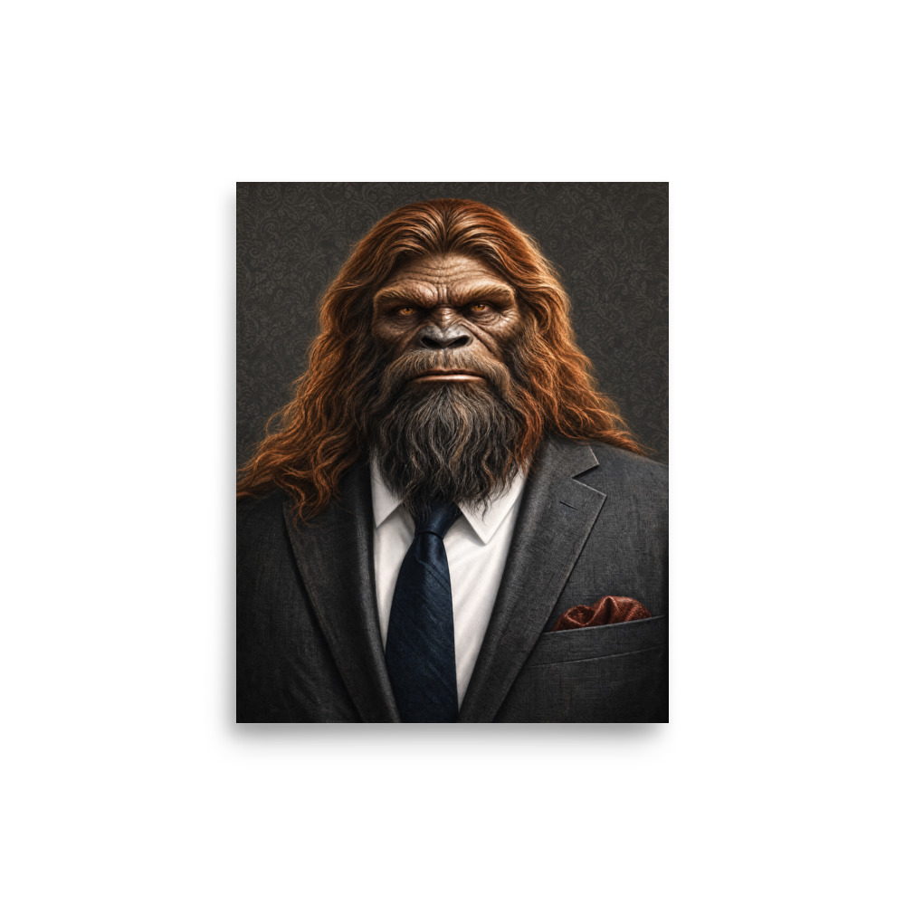 Bigfoot Poster | Bigfoot in a Business Suit - Image 4