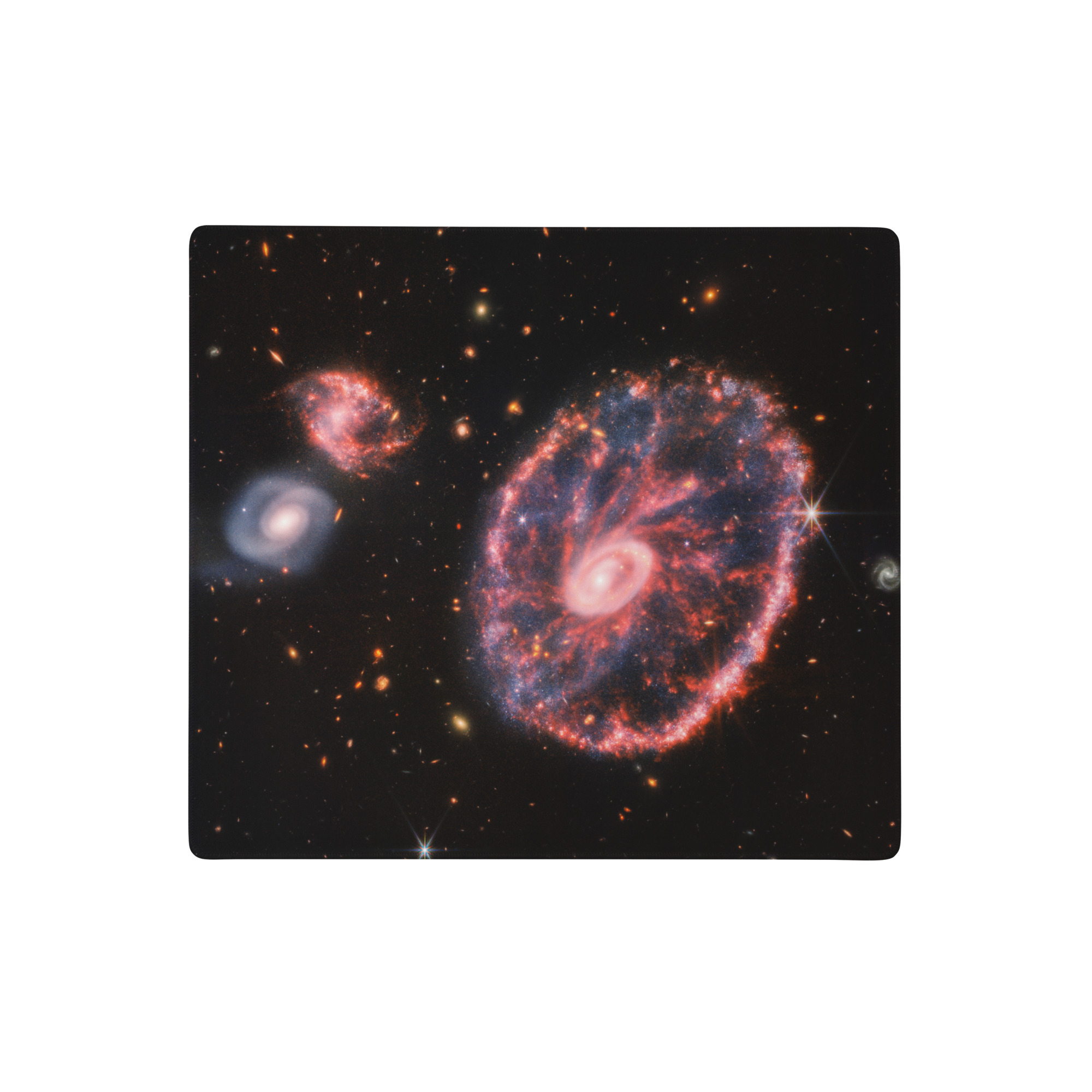 Cartwheel Galaxy Gaming Mouse Pad | James Webb Telescope Art - Image 2