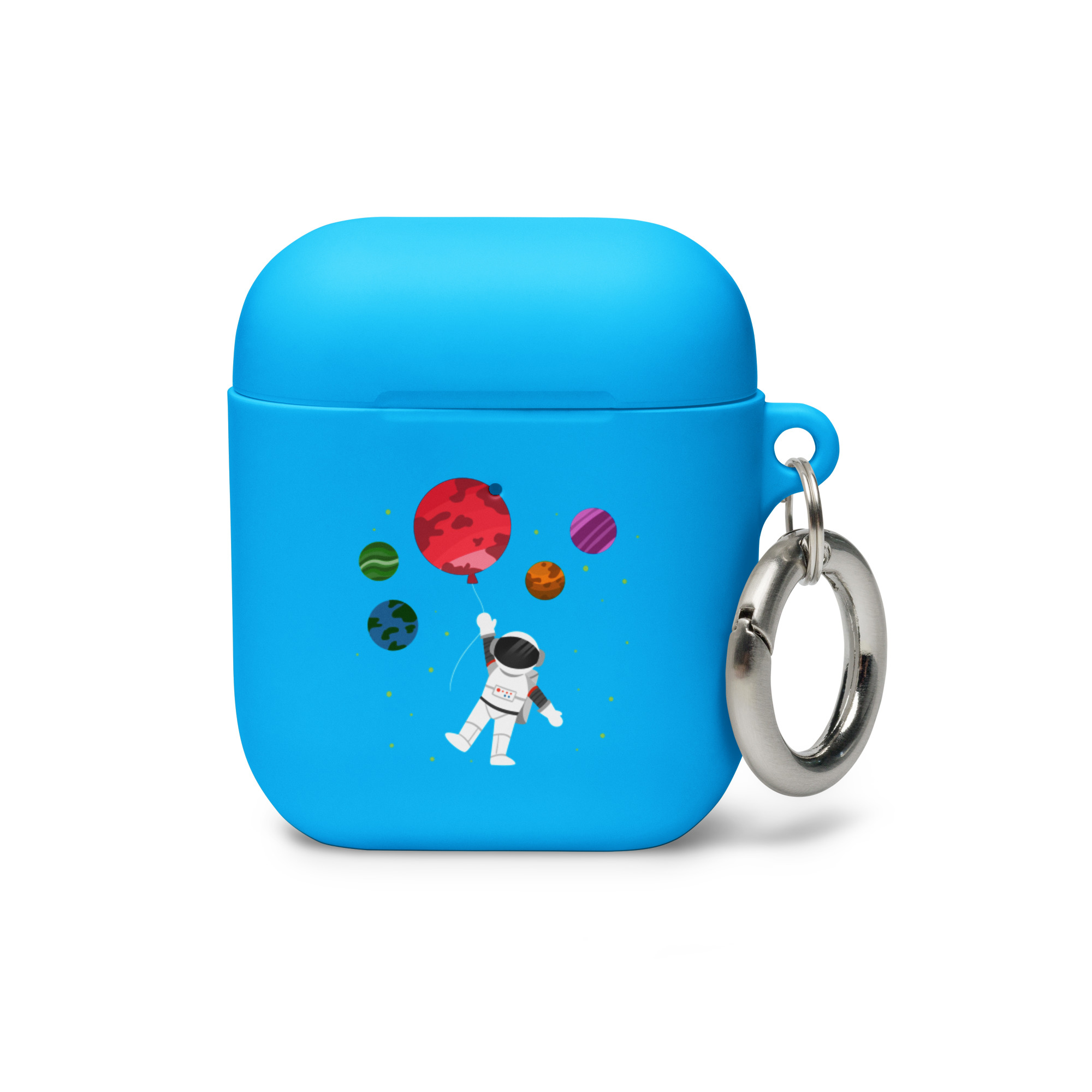 Cute Astronaut AirPods Case | Planet Balloons Space Case - Image 5