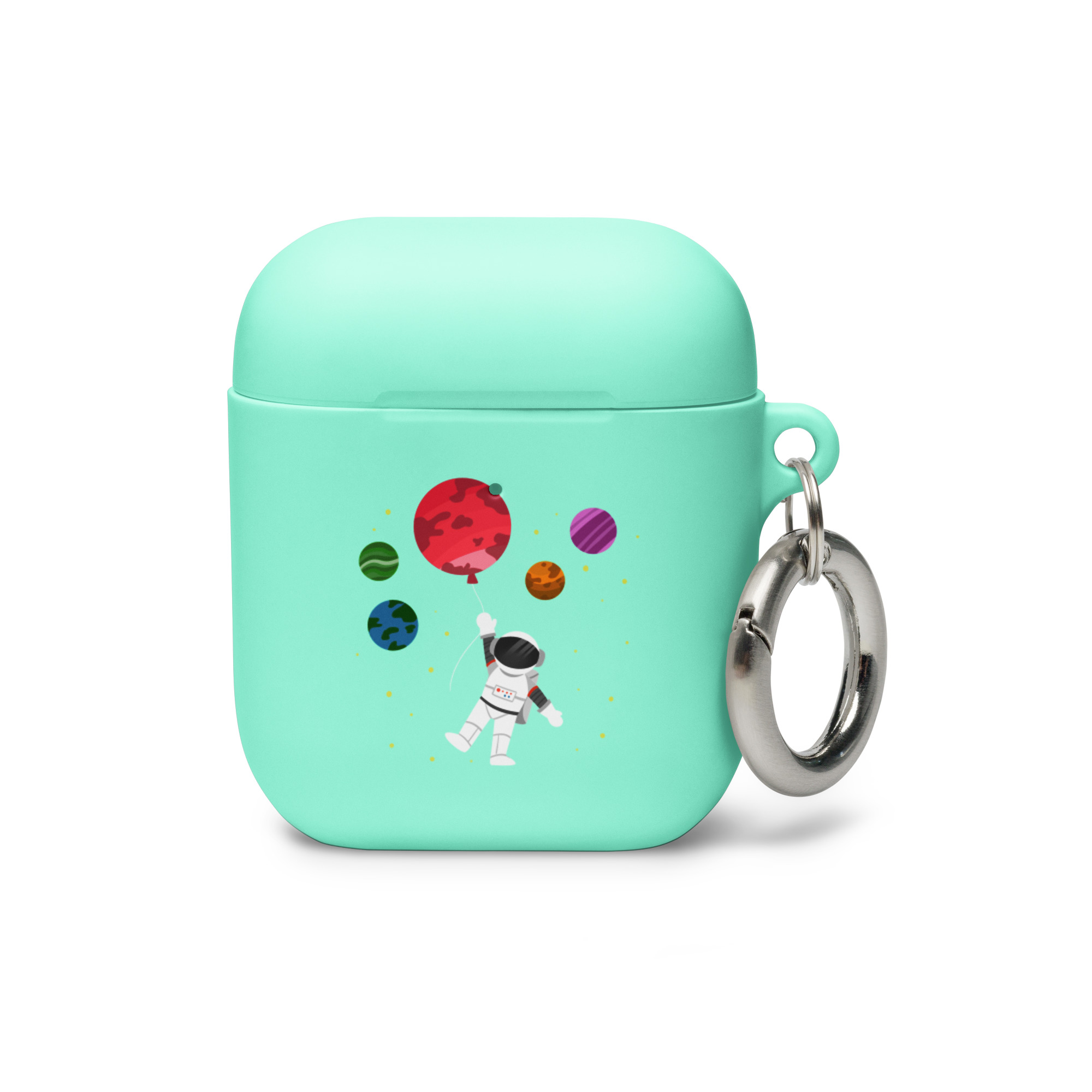 Cute Astronaut AirPods Case | Planet Balloons Space Case - Image 13
