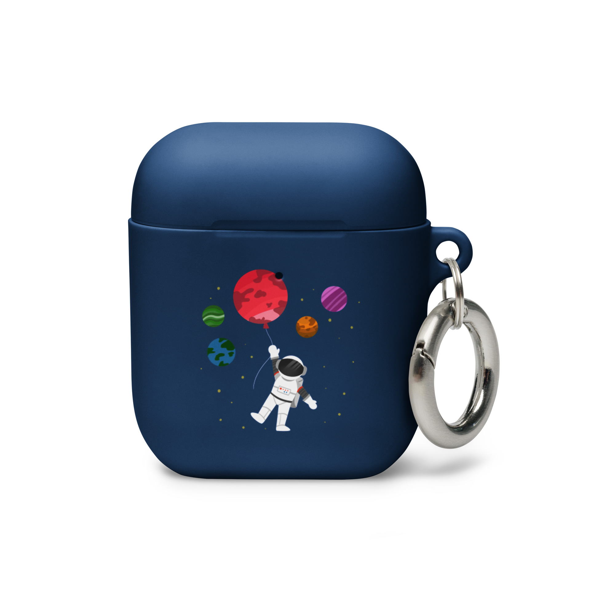Cute Astronaut AirPods Case | Planet Balloons Space Case - Image 3