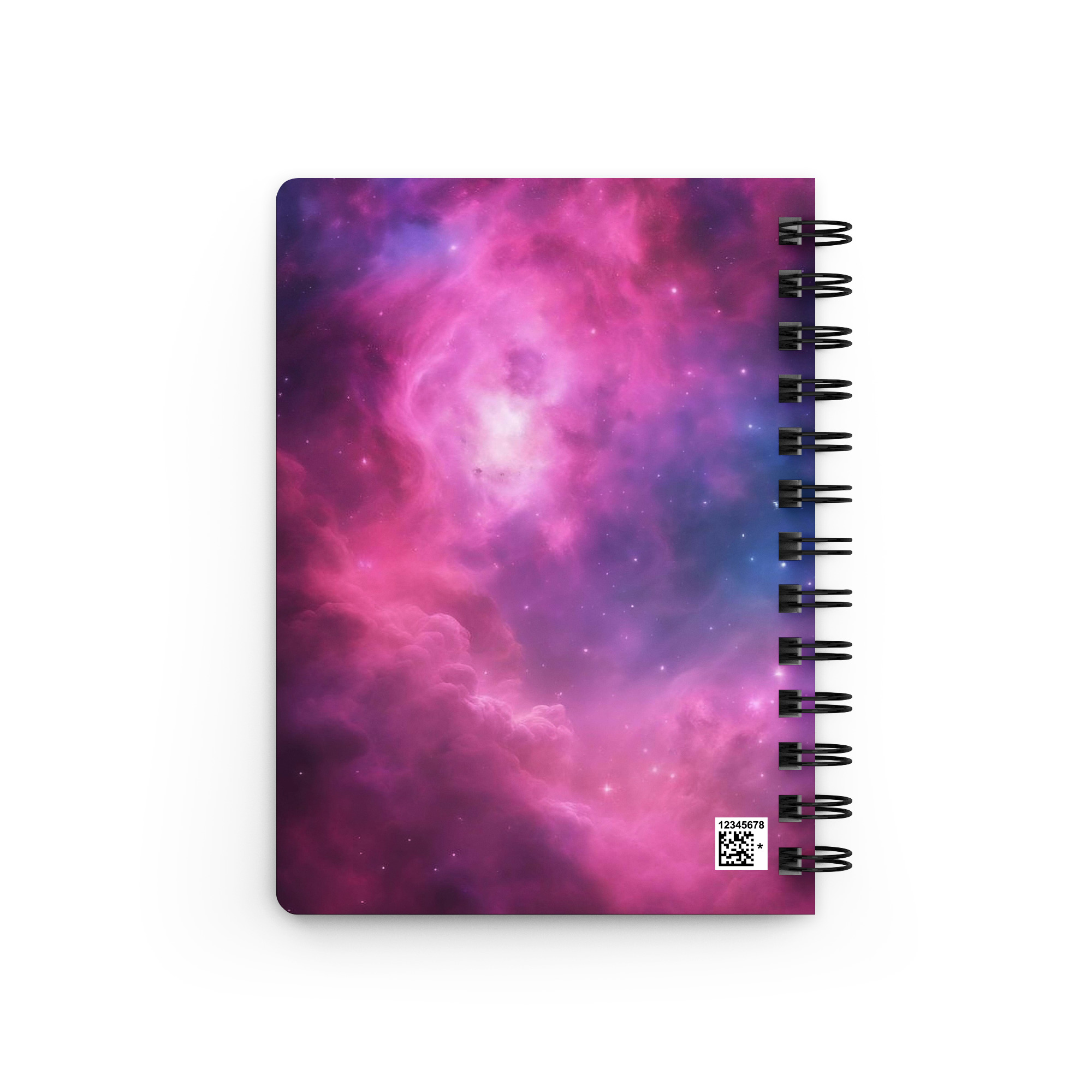 Pink Purple Nebula Space Spiral bound journal | Space Journal - Image 2