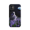 Astronaut on Lilac Field Moon iPhone Case | Tough Space Case