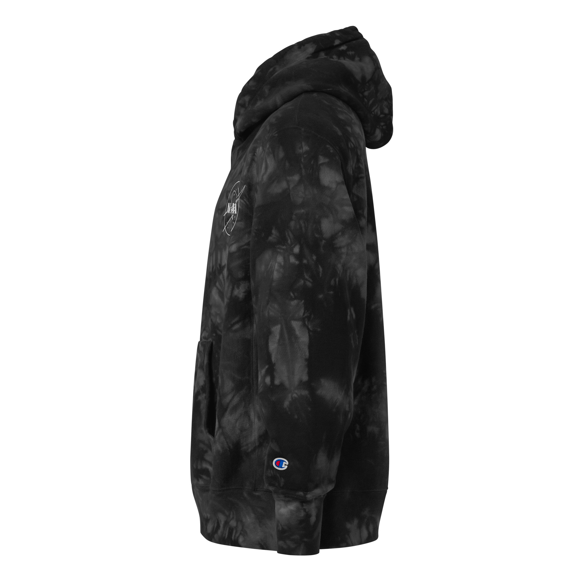 NASA Meatball Logo Tie-Dye Hoodie | Unisex Space Sweatshirt - Image 2