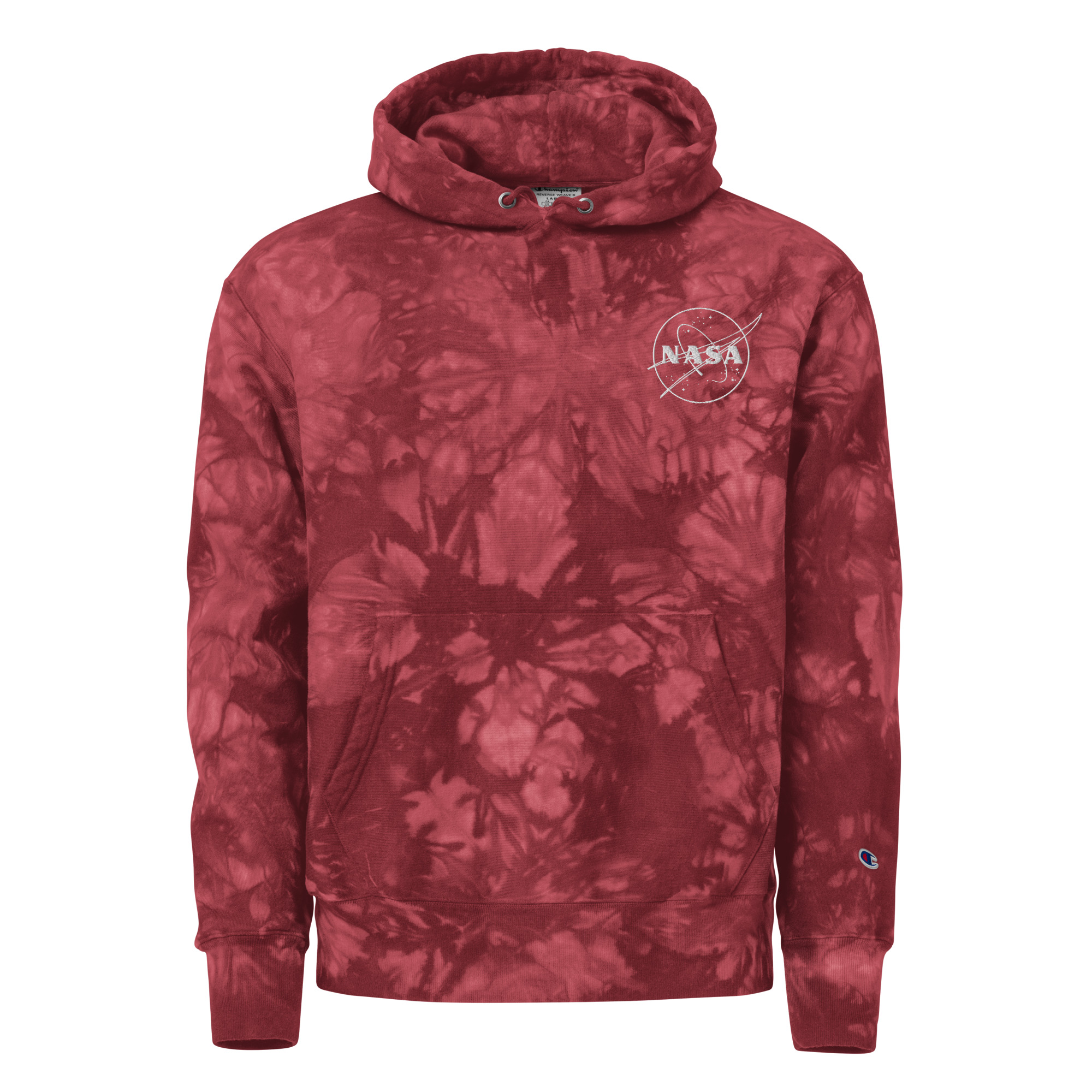 NASA Meatball Logo Tie-Dye Hoodie | Unisex Space Sweatshirt - Image 9