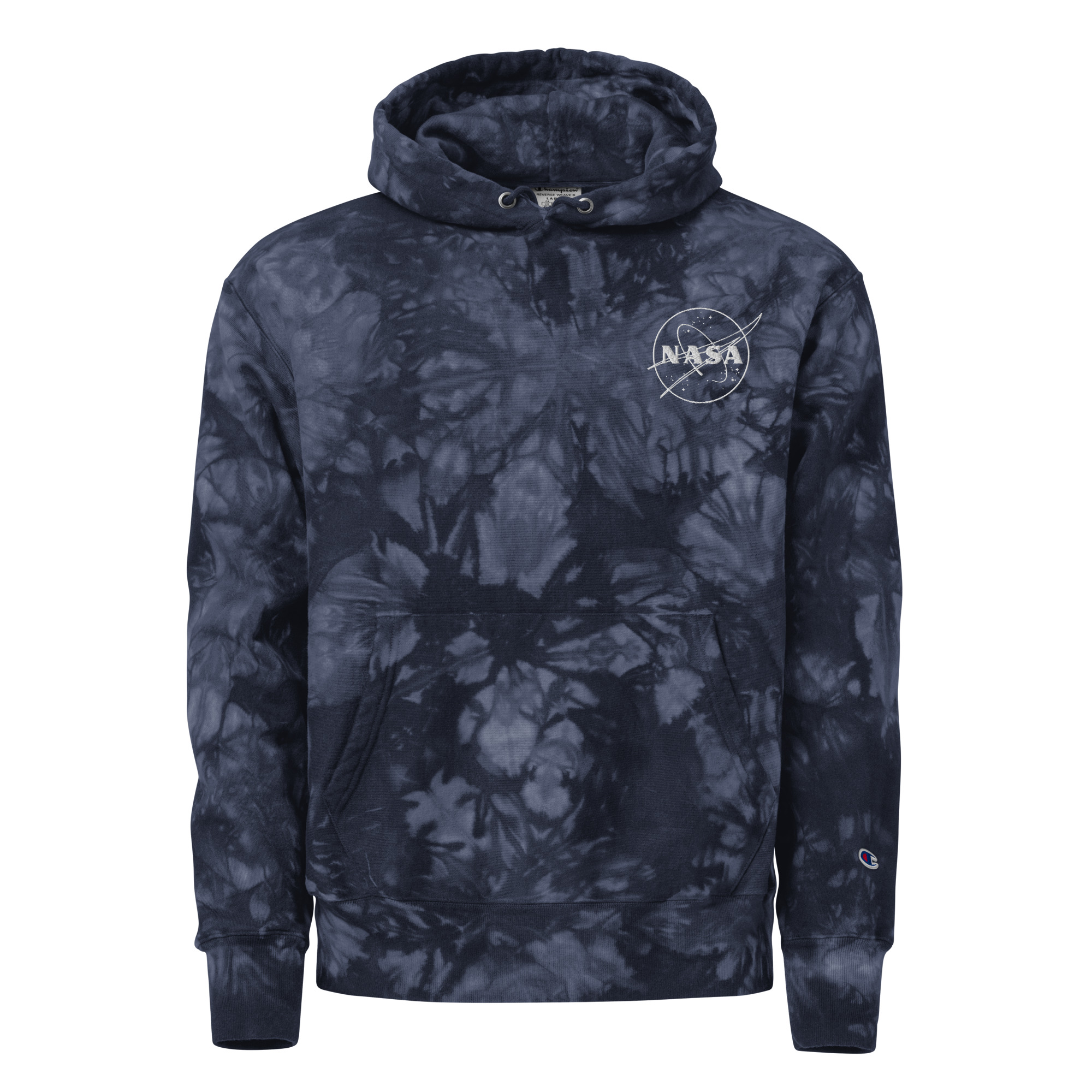 NASA Meatball Logo Tie-Dye Hoodie | Unisex Space Sweatshirt - Image 5