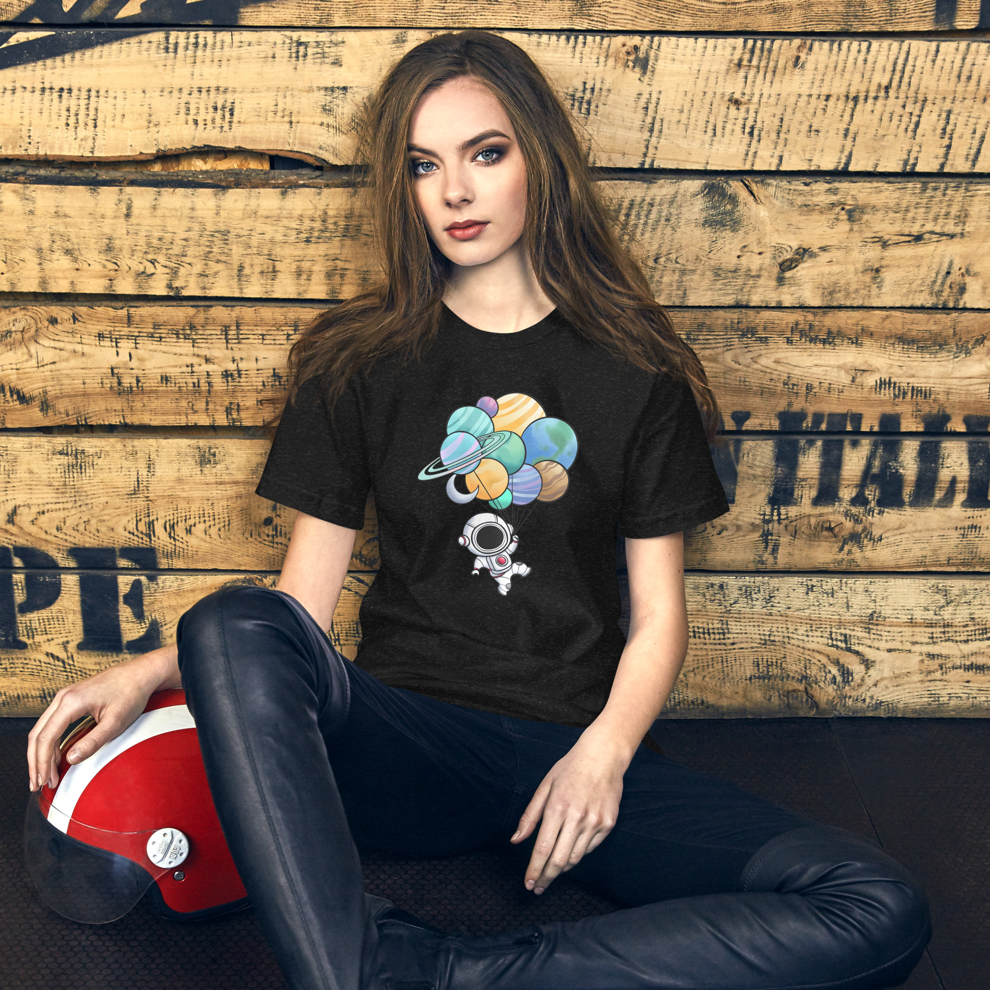 Astronaut Balloons Shirt | Astronaut Space Unisex t-shirt