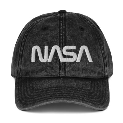 Vintage Wash NASA Hat | Embroidered Cotton Twill Cap