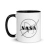 NASA Insignia Mug | Black and White Logo Space Mug
